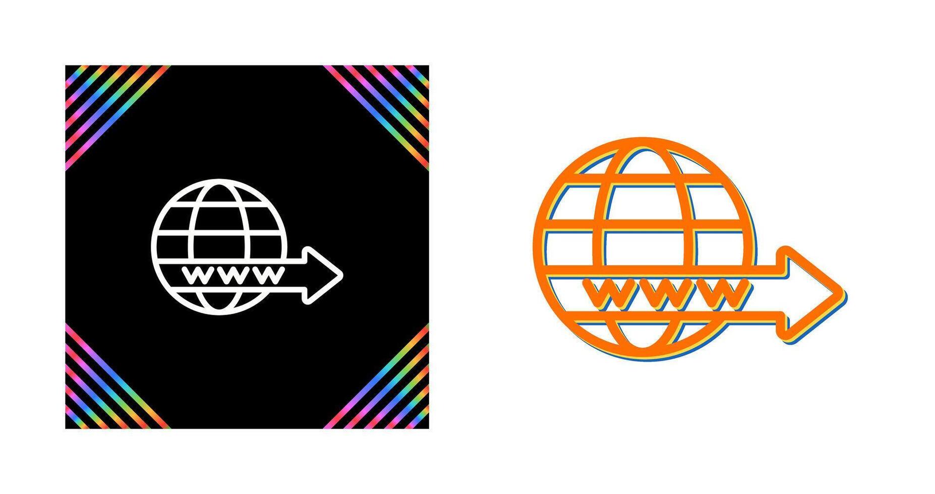 Domain Forwarding Vector Icon