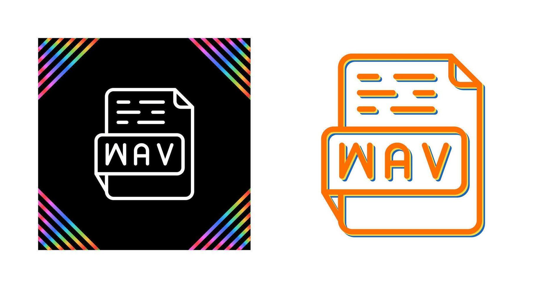 WAV Vector Icon