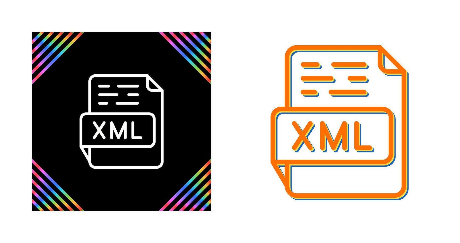 XML Vector Icon