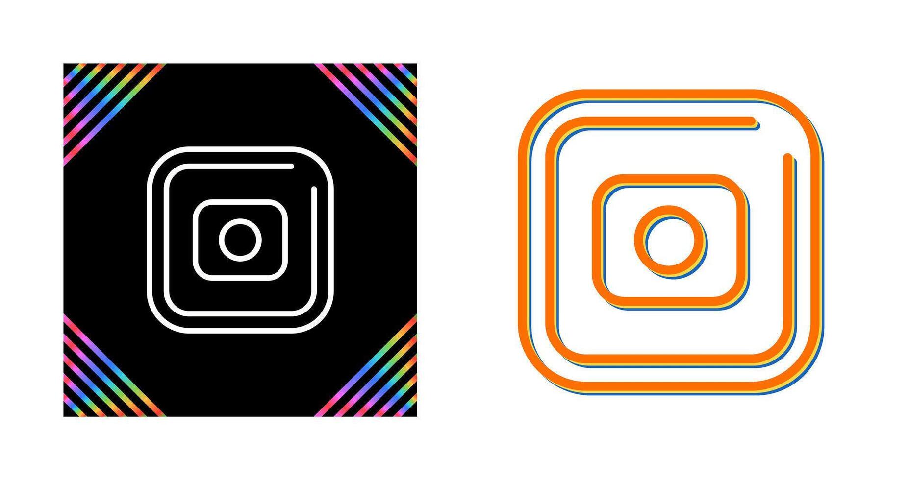 Record Square Vector Icon