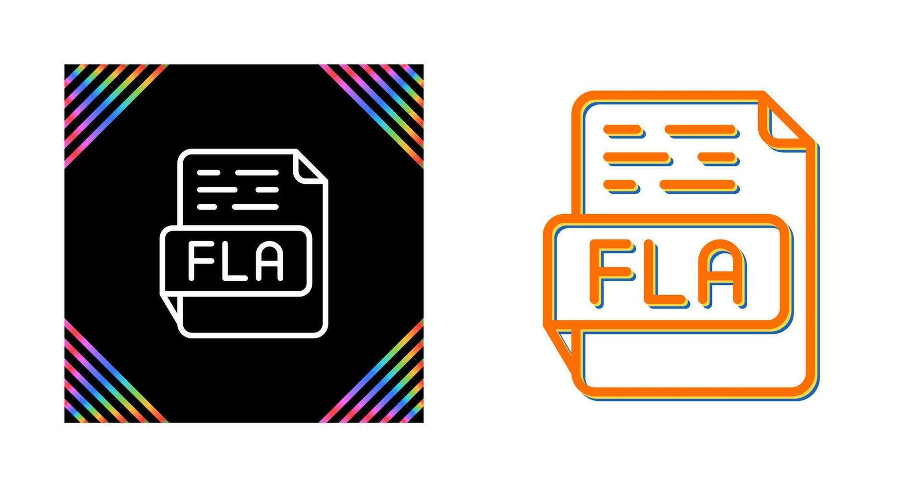 fla vector icono