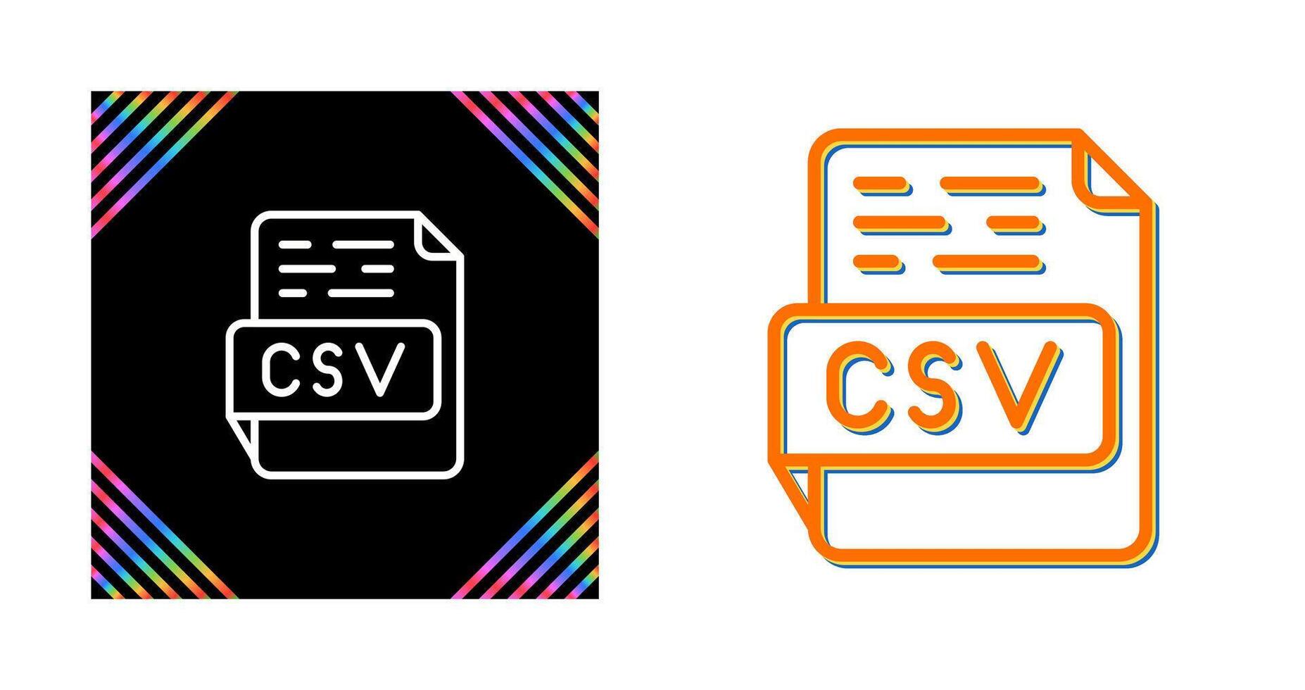 CSV Vector Icon