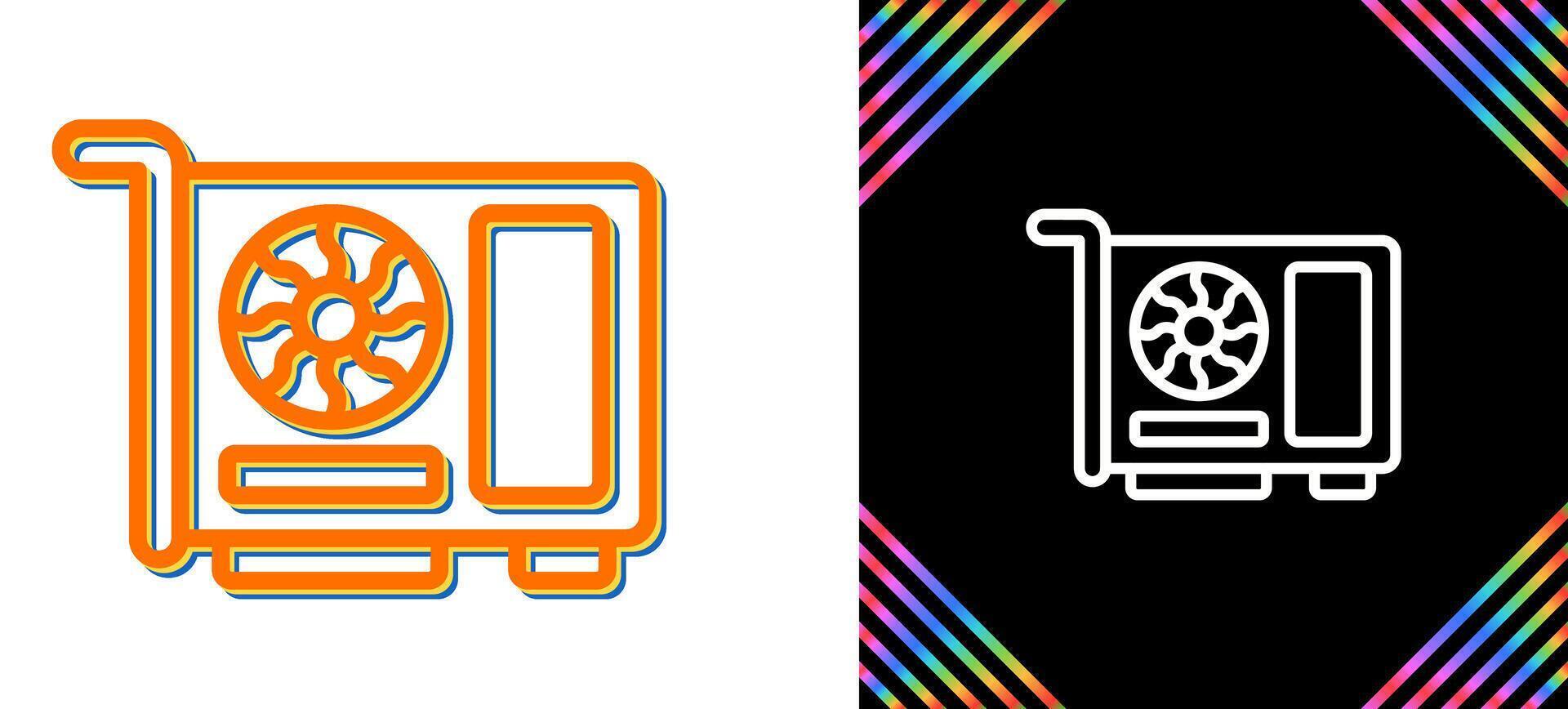 Graphic Card Vector Icon