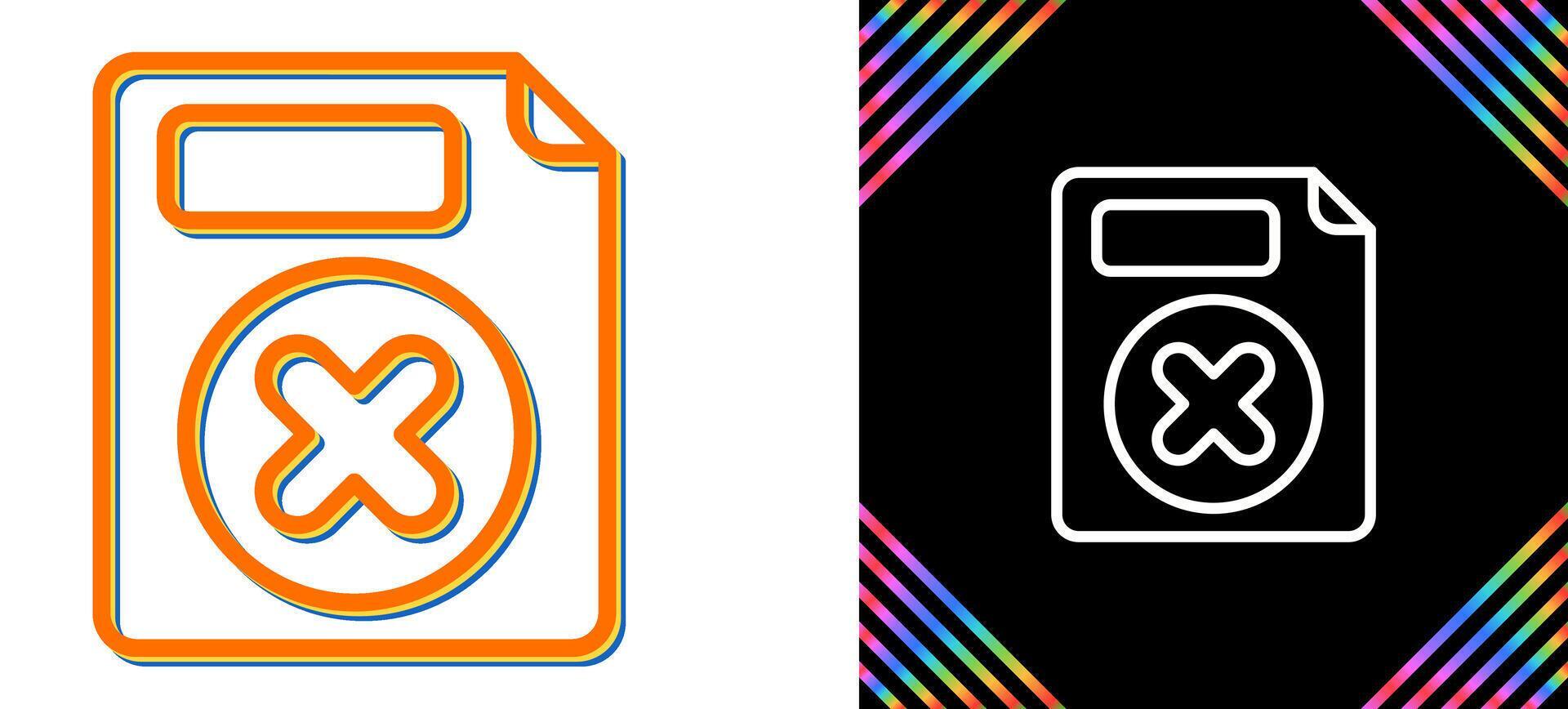 Delete Button Vector Icon 40036337 Vector Art at Vecteezy