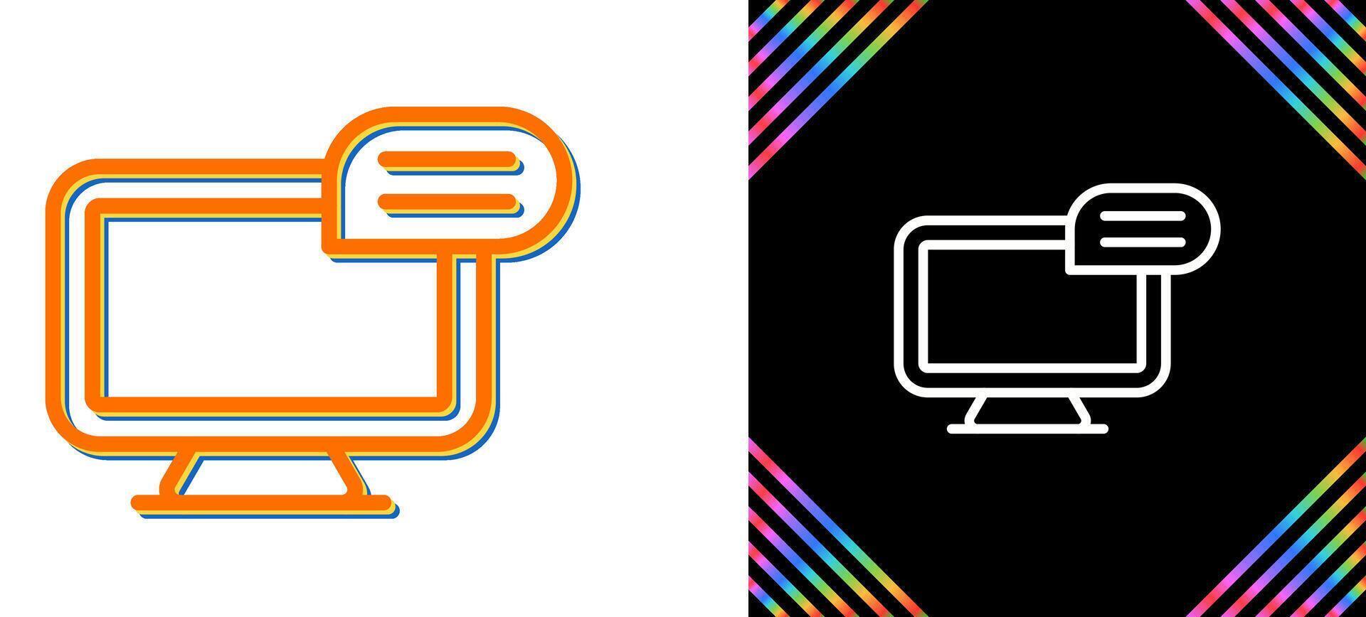 Computer Vector Icon