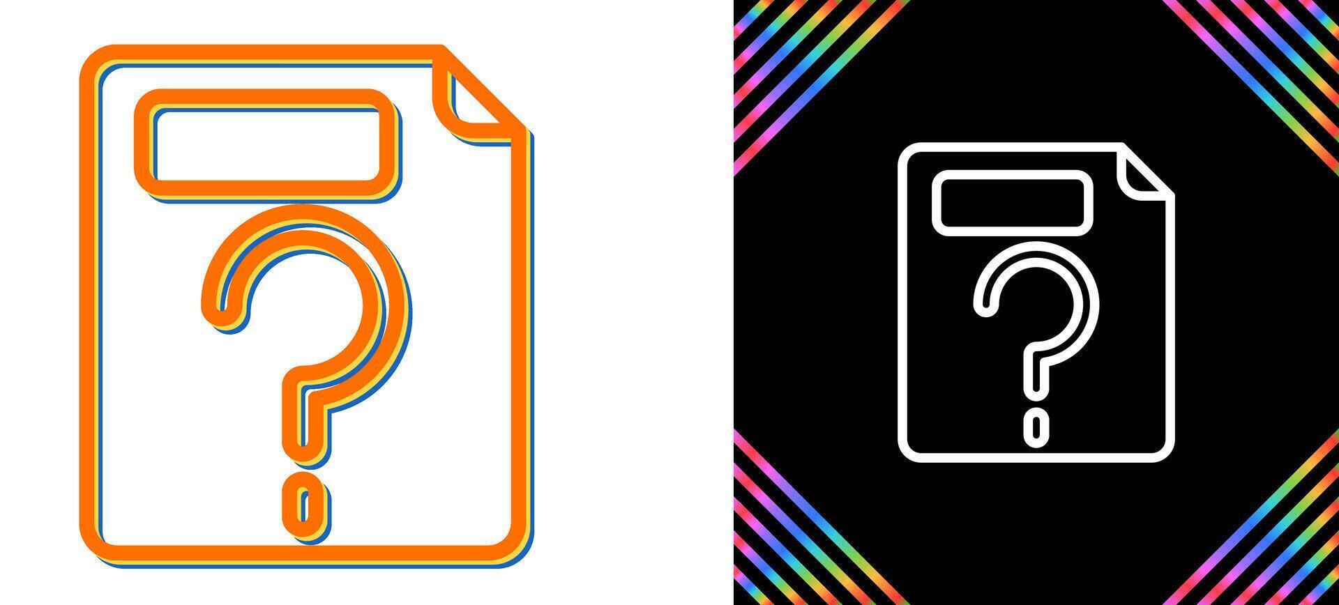 Unknown Vector Icon