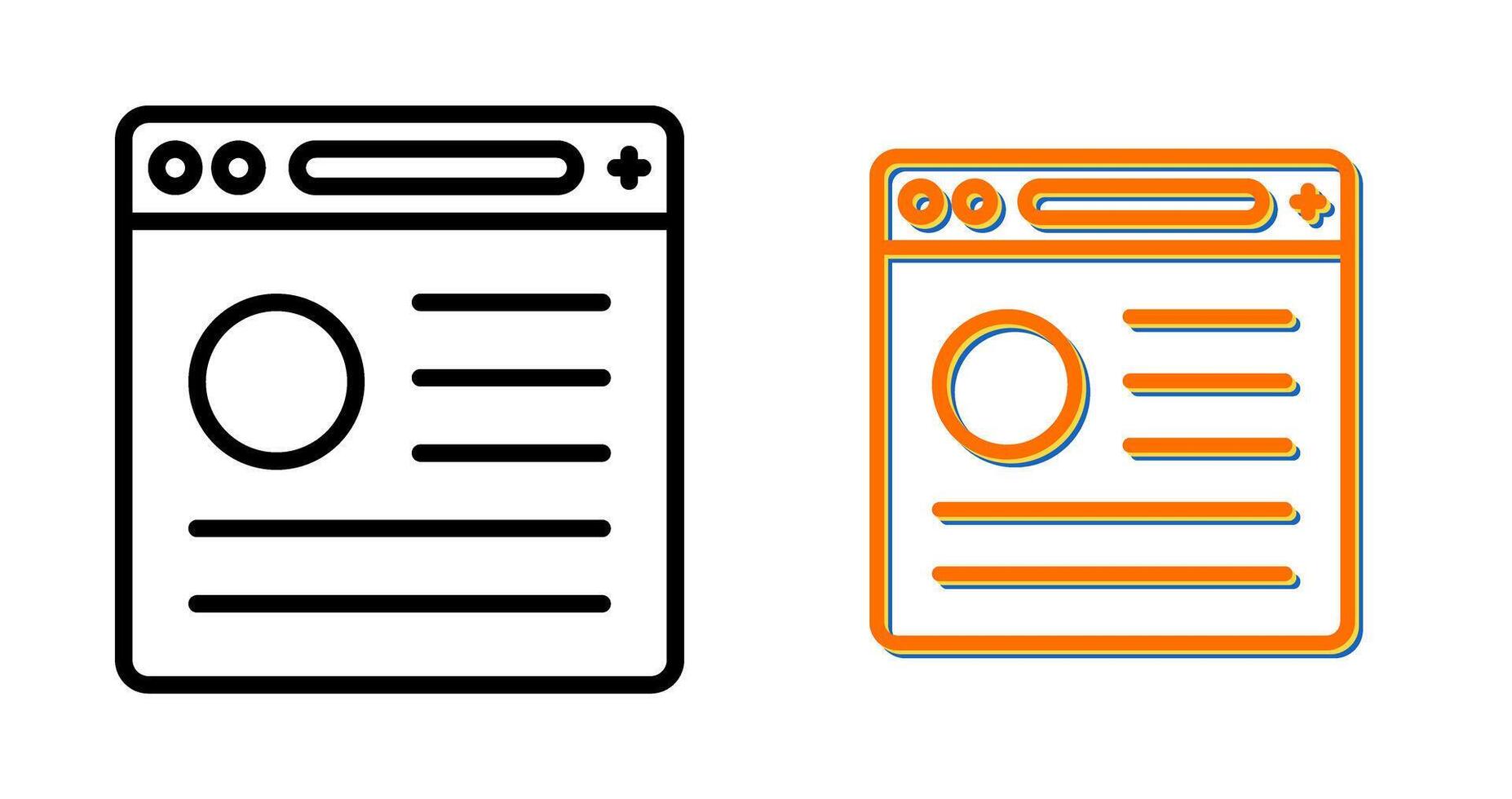 Browser Vector Icon