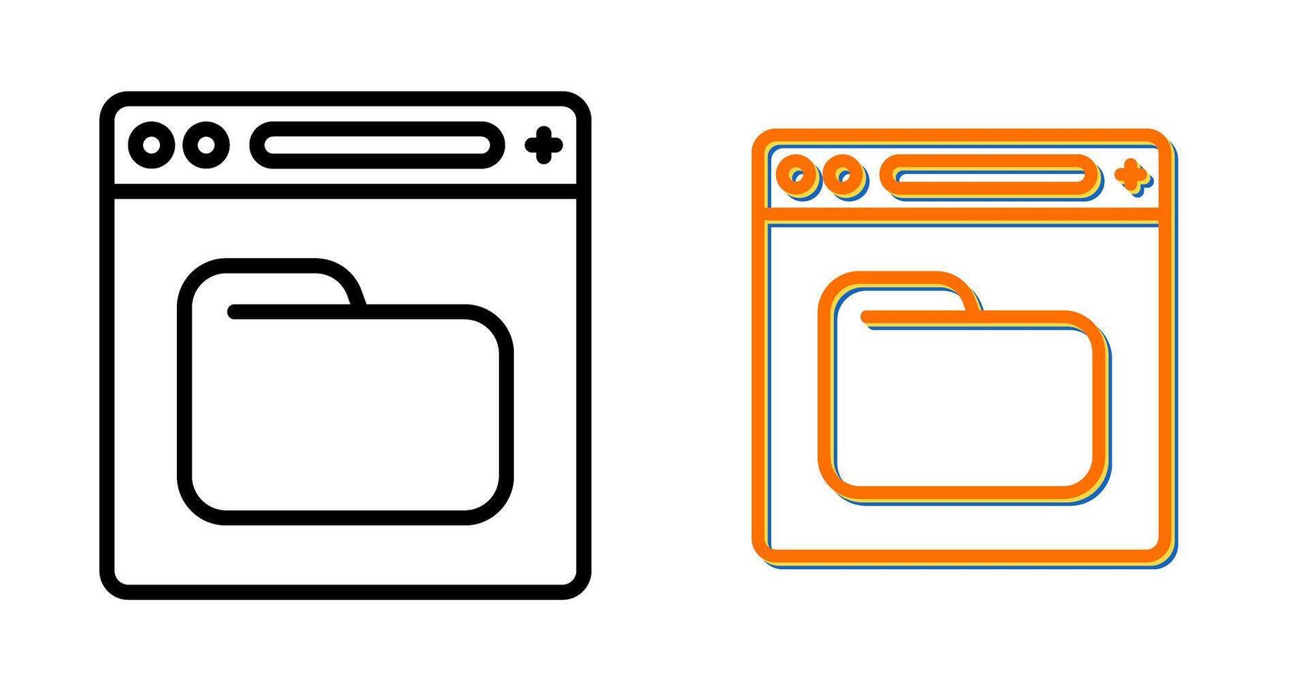 Browser Vector Icon