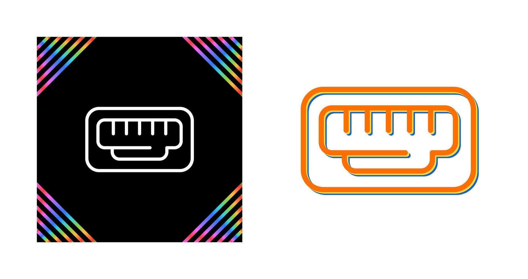 Ethernet Port Vector Icon