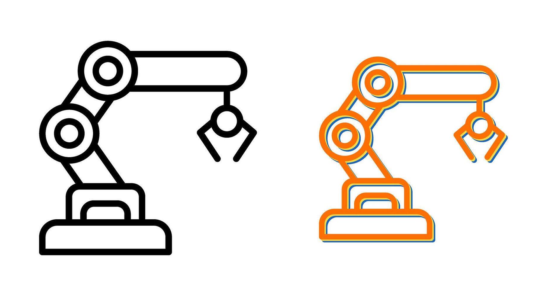 Mechanical Arm Vector Icon