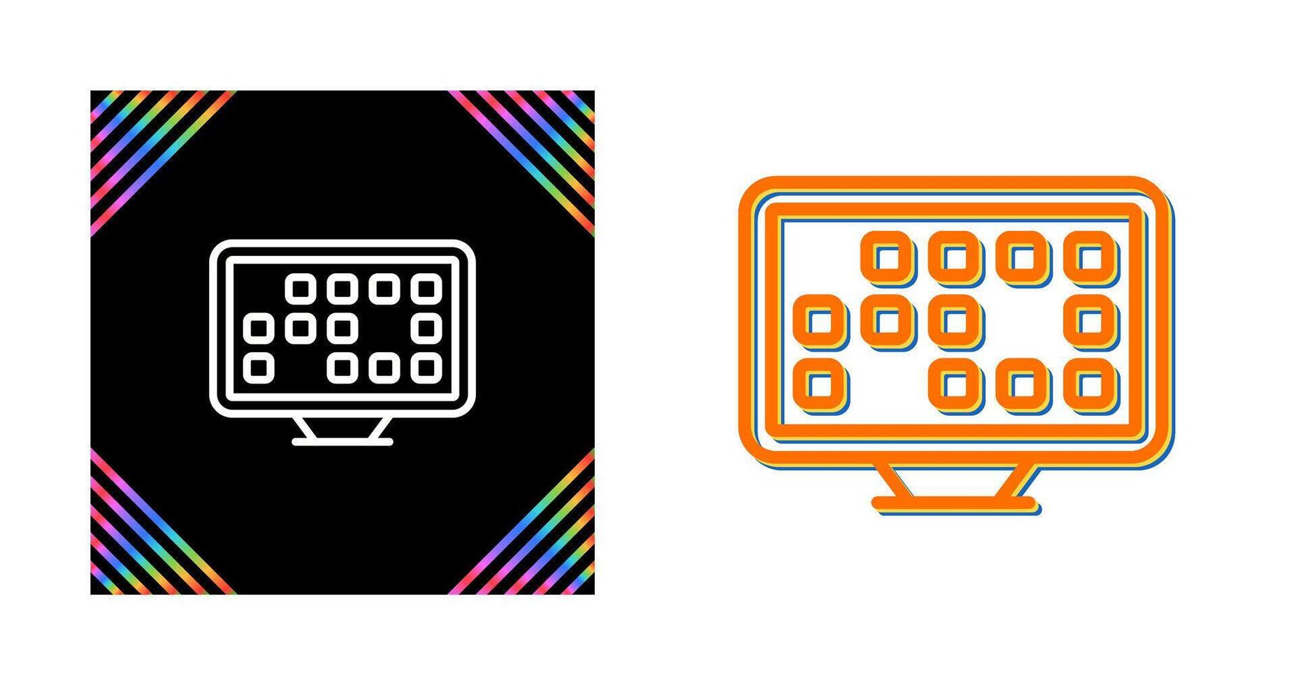 Desktop Vector Icon