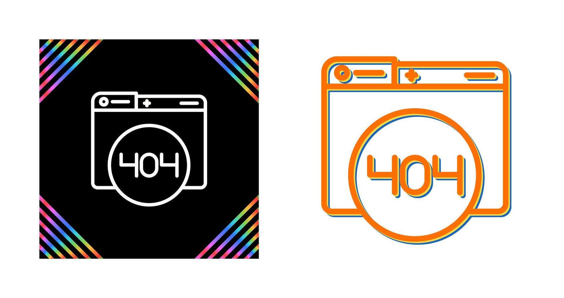 404 Error Vector Icon