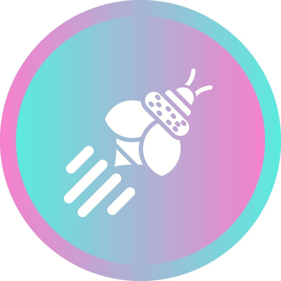 icono de vector de abeja