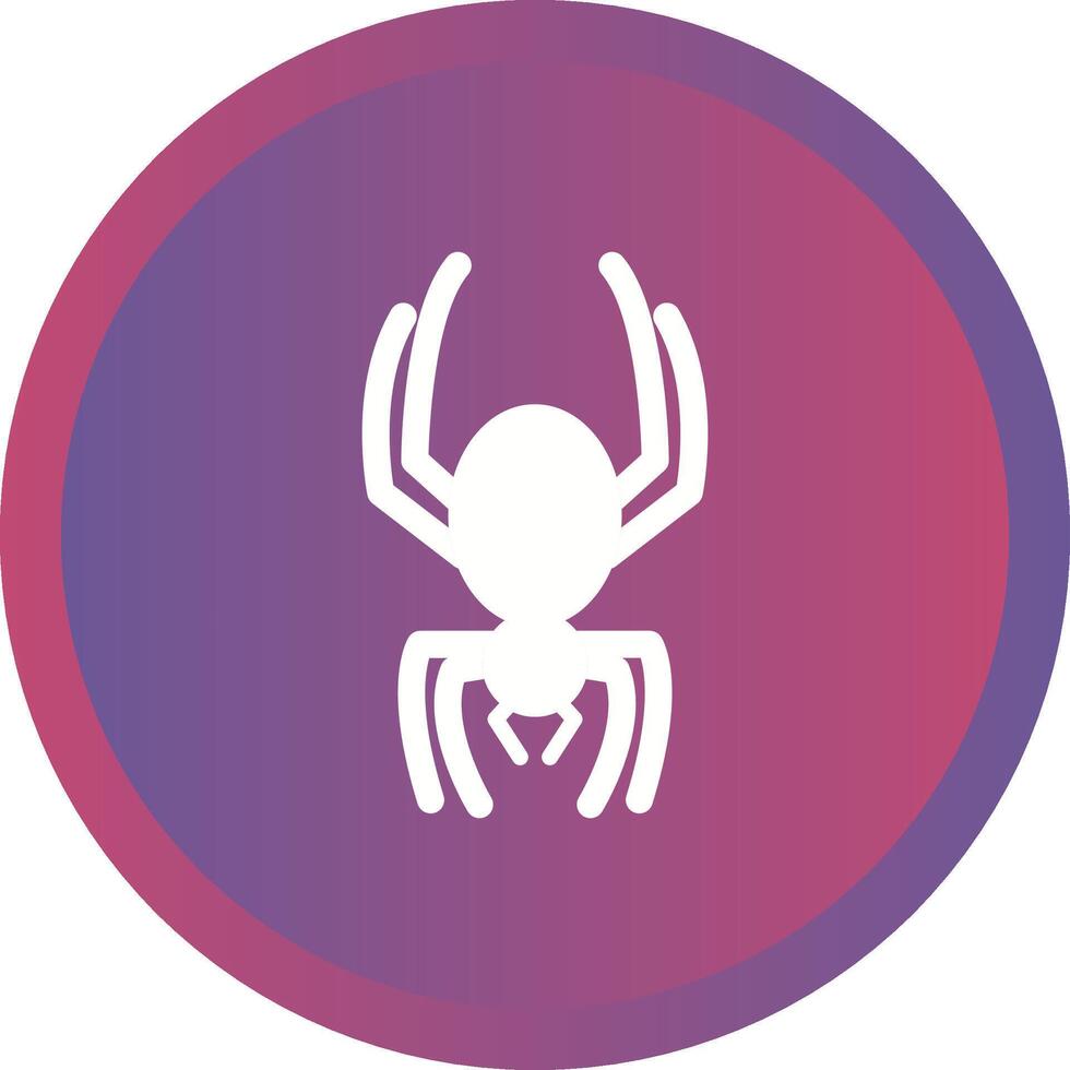 icono de vector de araña