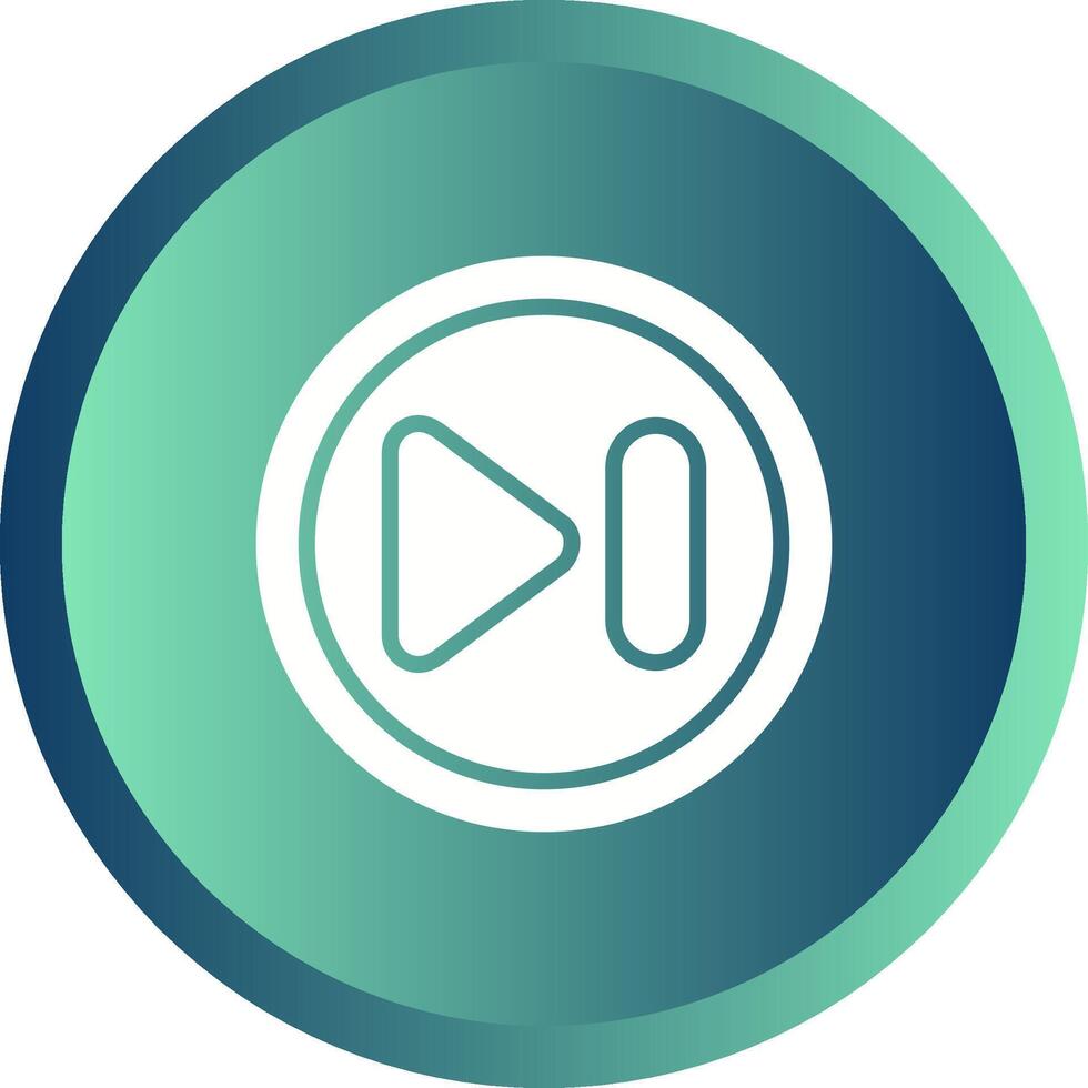 Next Track Button Vector Icon
