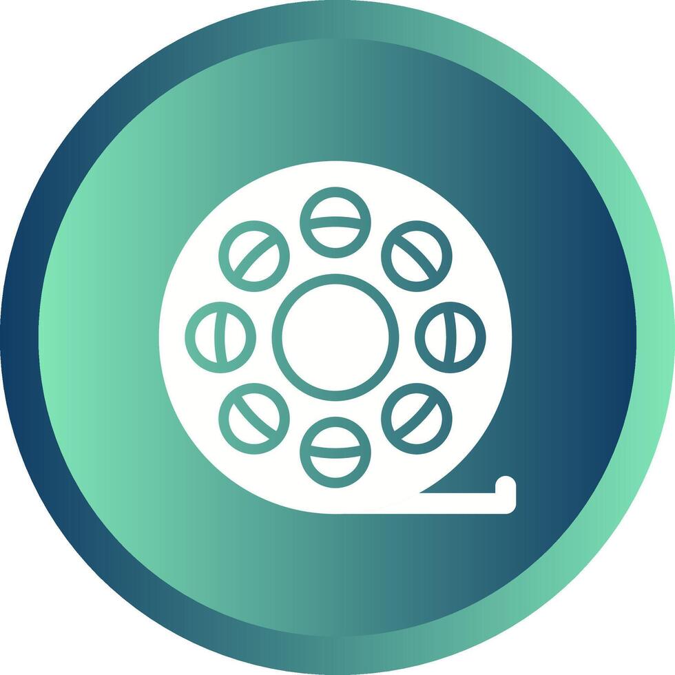 Film Reel Vector Icon