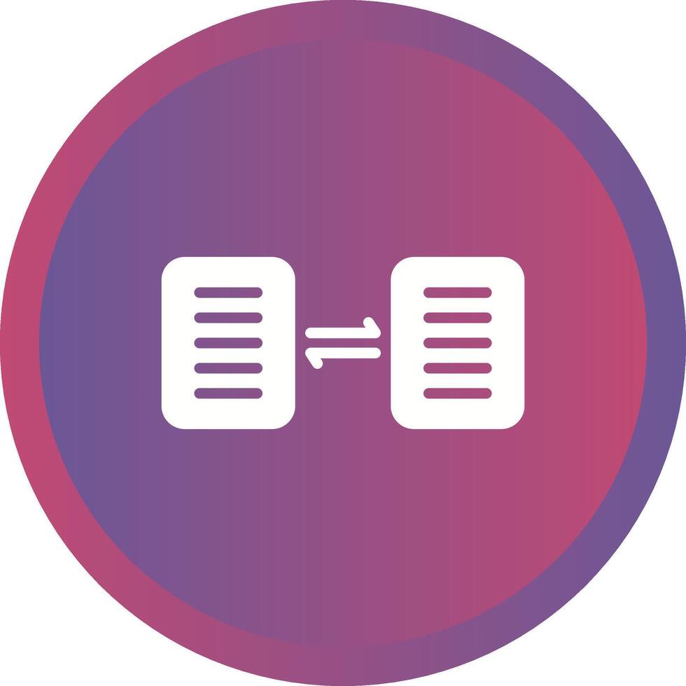Document Sharing Vector Icon