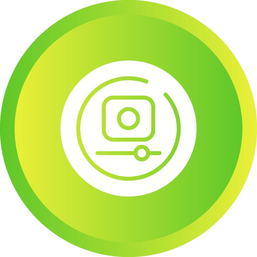 Video Record Circle Vector Icon