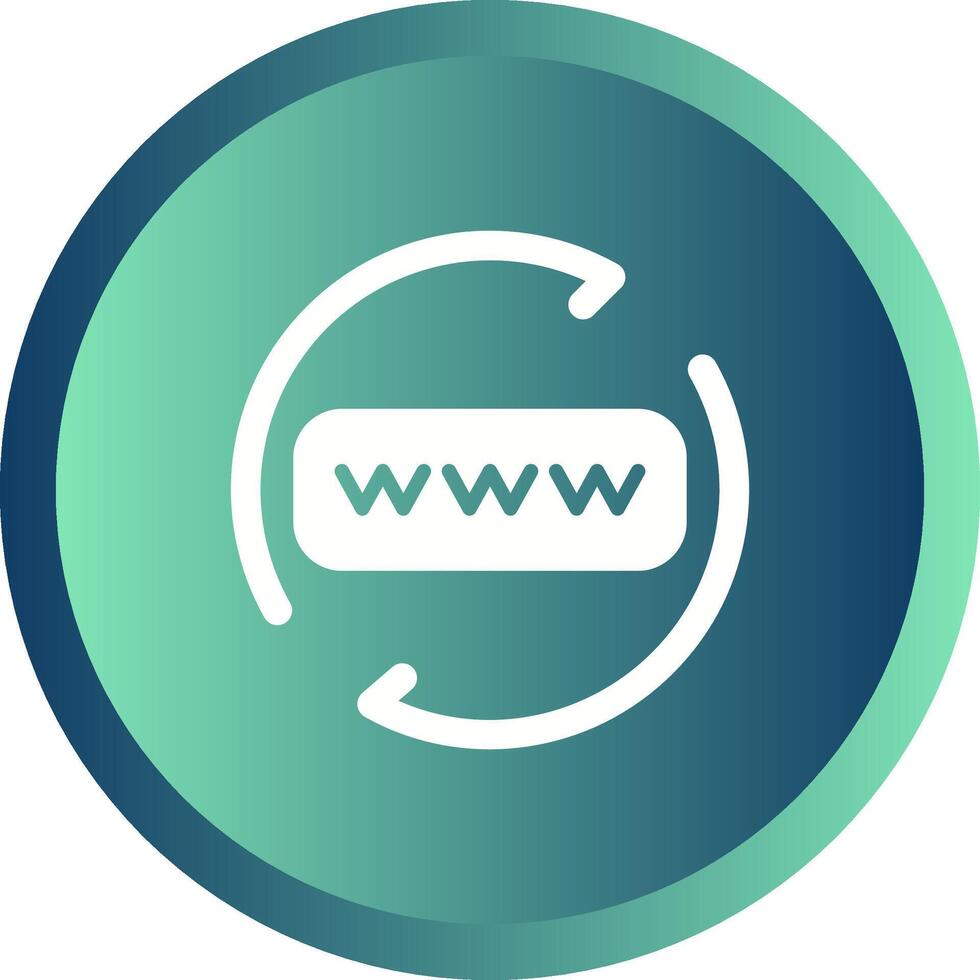 Domain Renewal Vector Icon