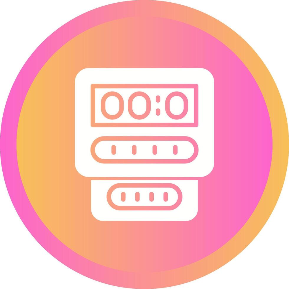 Electric Meter Vector Icon