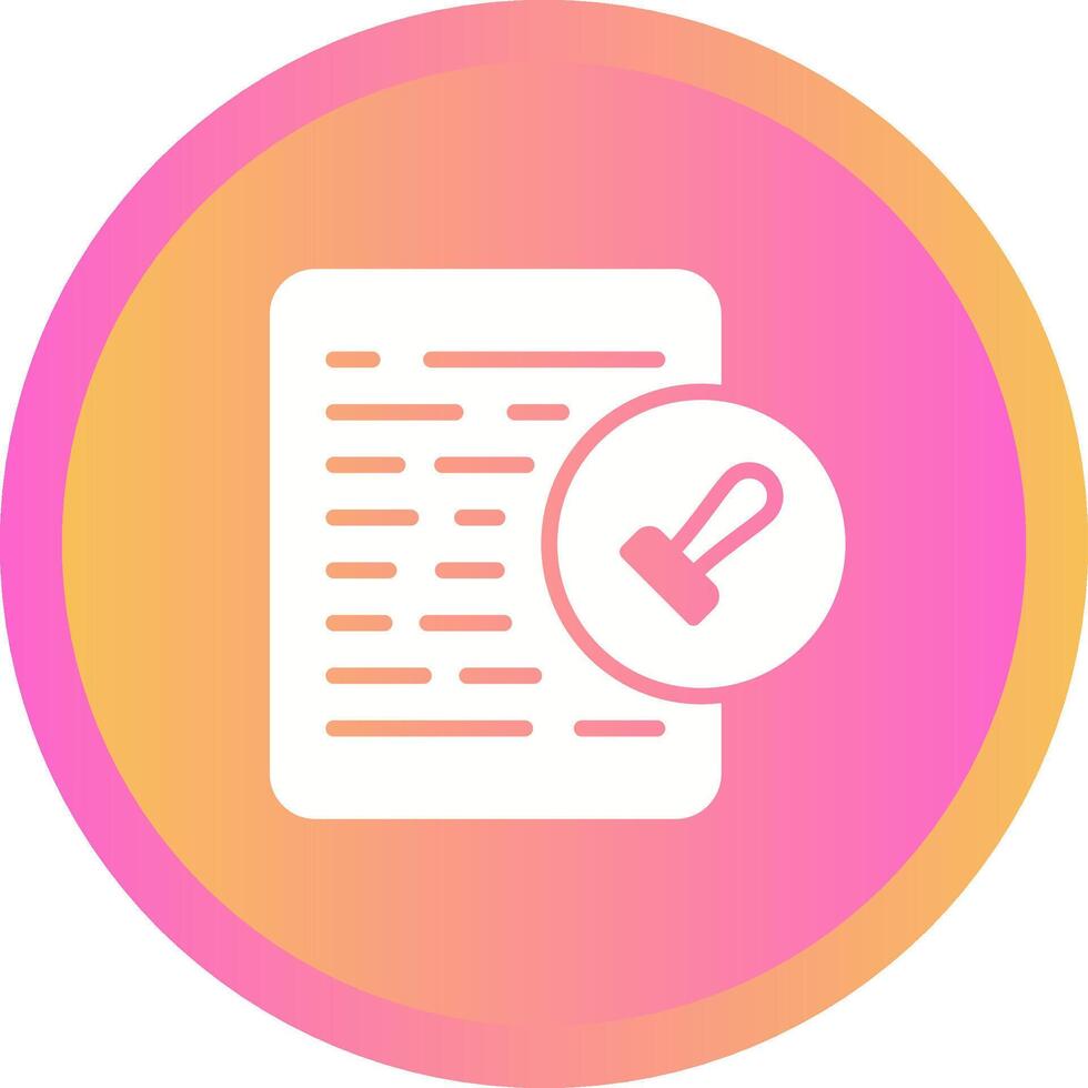 Document Permissions Vector Icon