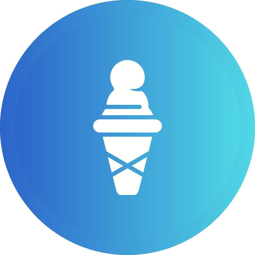 icono de vector de helado