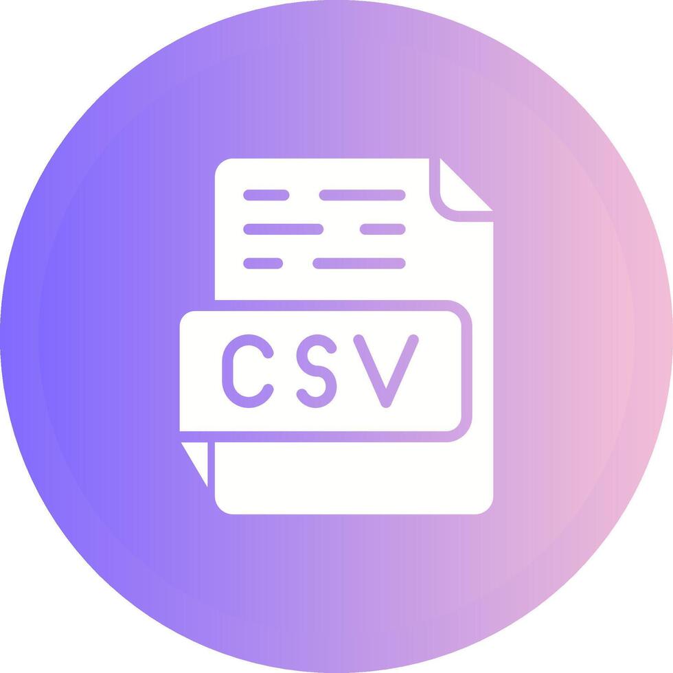 CSV Vector Icon