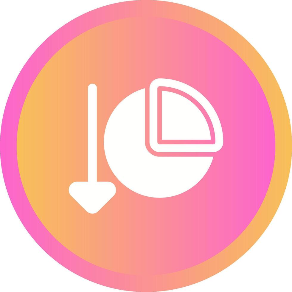 Chart Decreasing Vector Icon