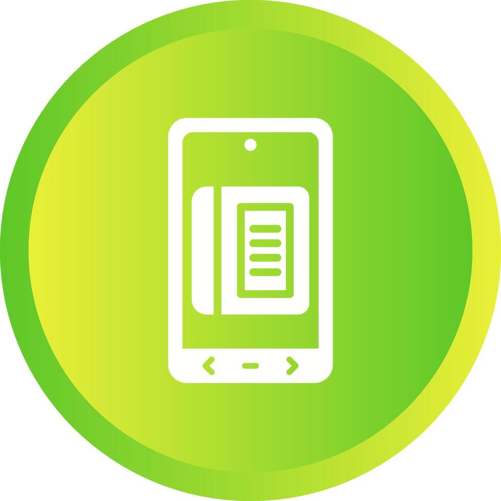 E Book Vector Icon