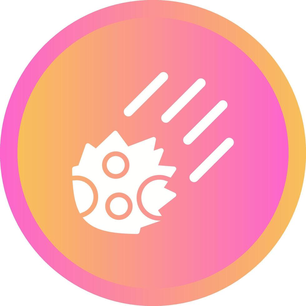 Meteor Vector Icon