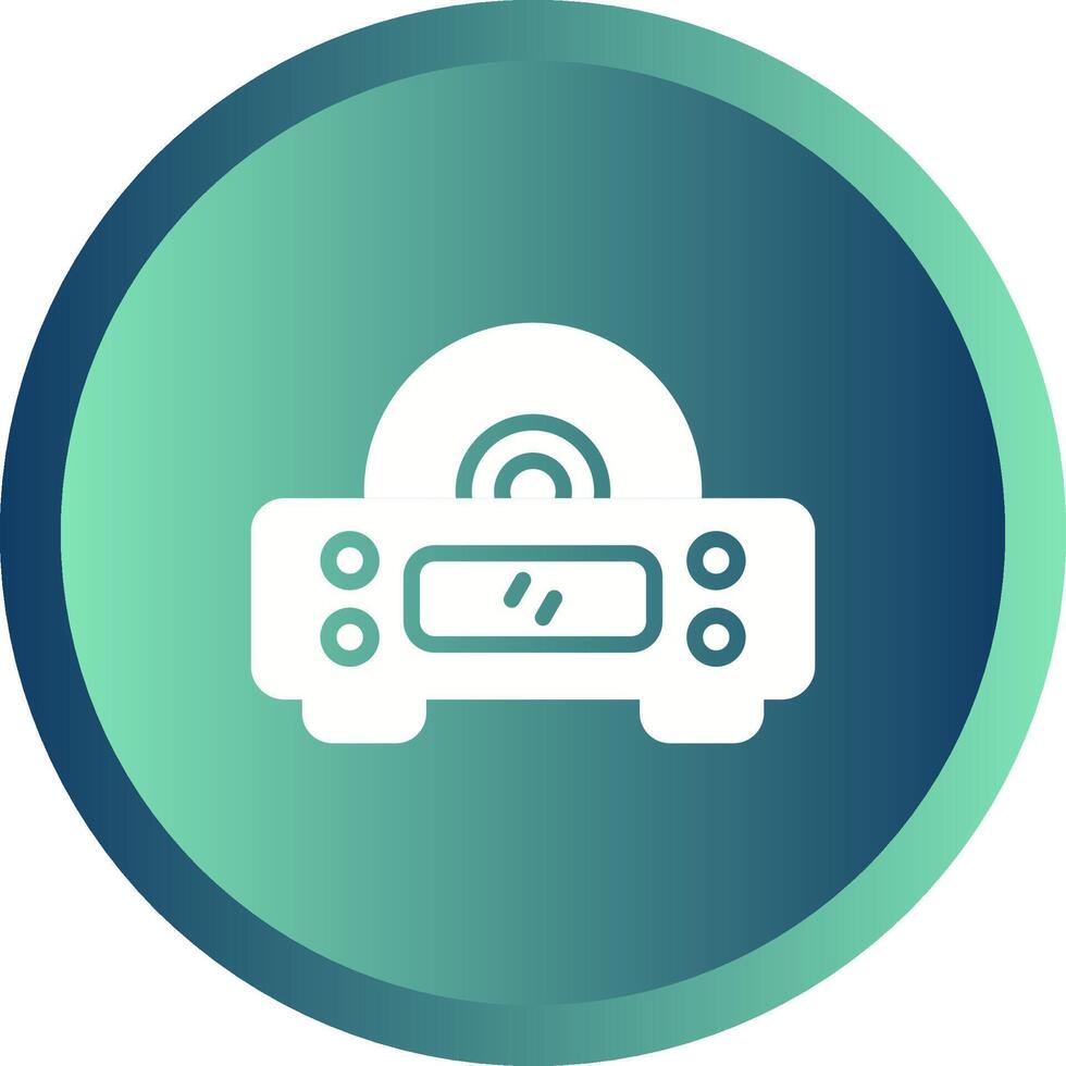 Cd Player Vector Icon