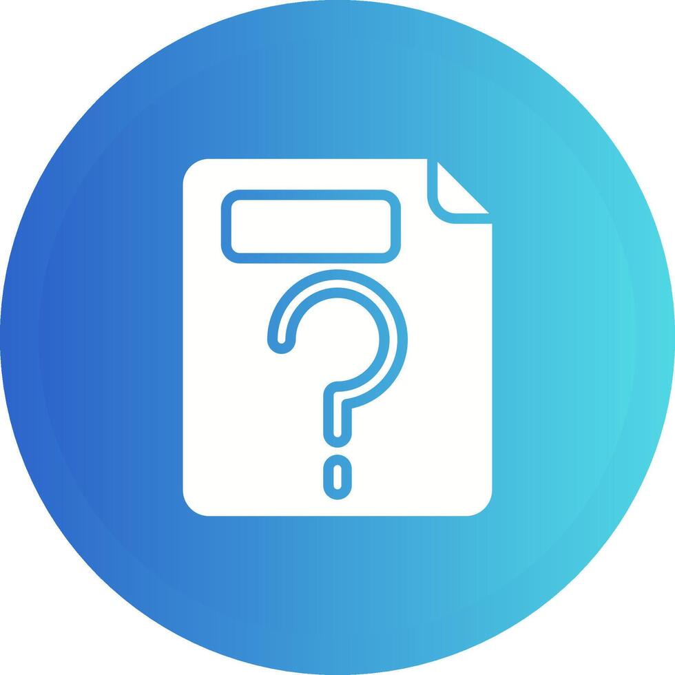 Unknown Vector Icon