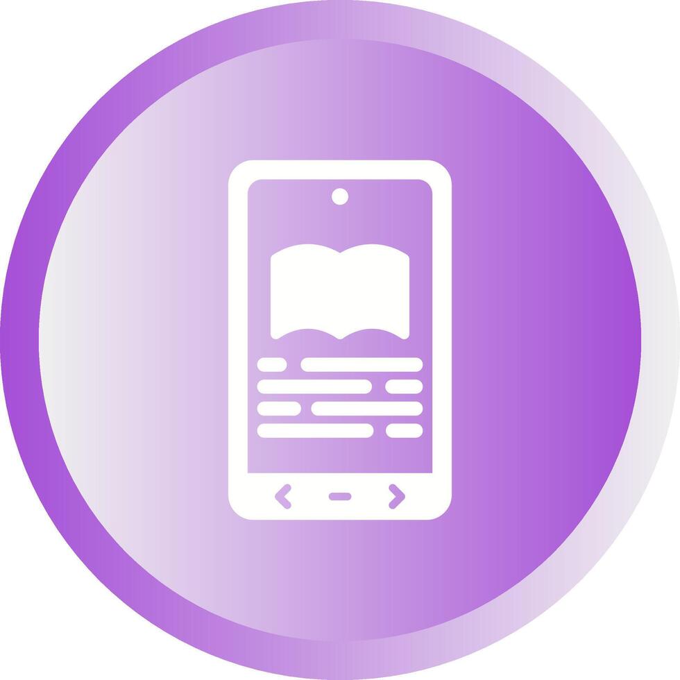 E book Reader Vector Icon