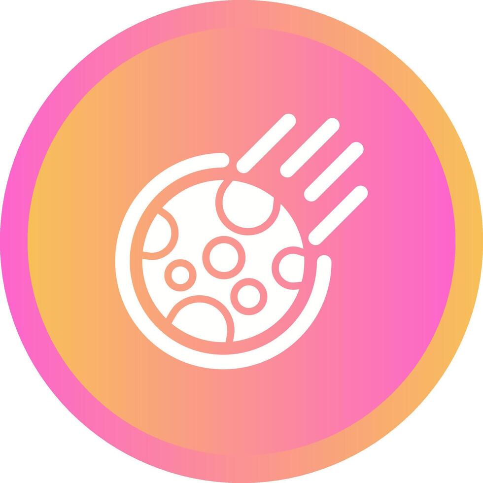 Meteor Vector Icon
