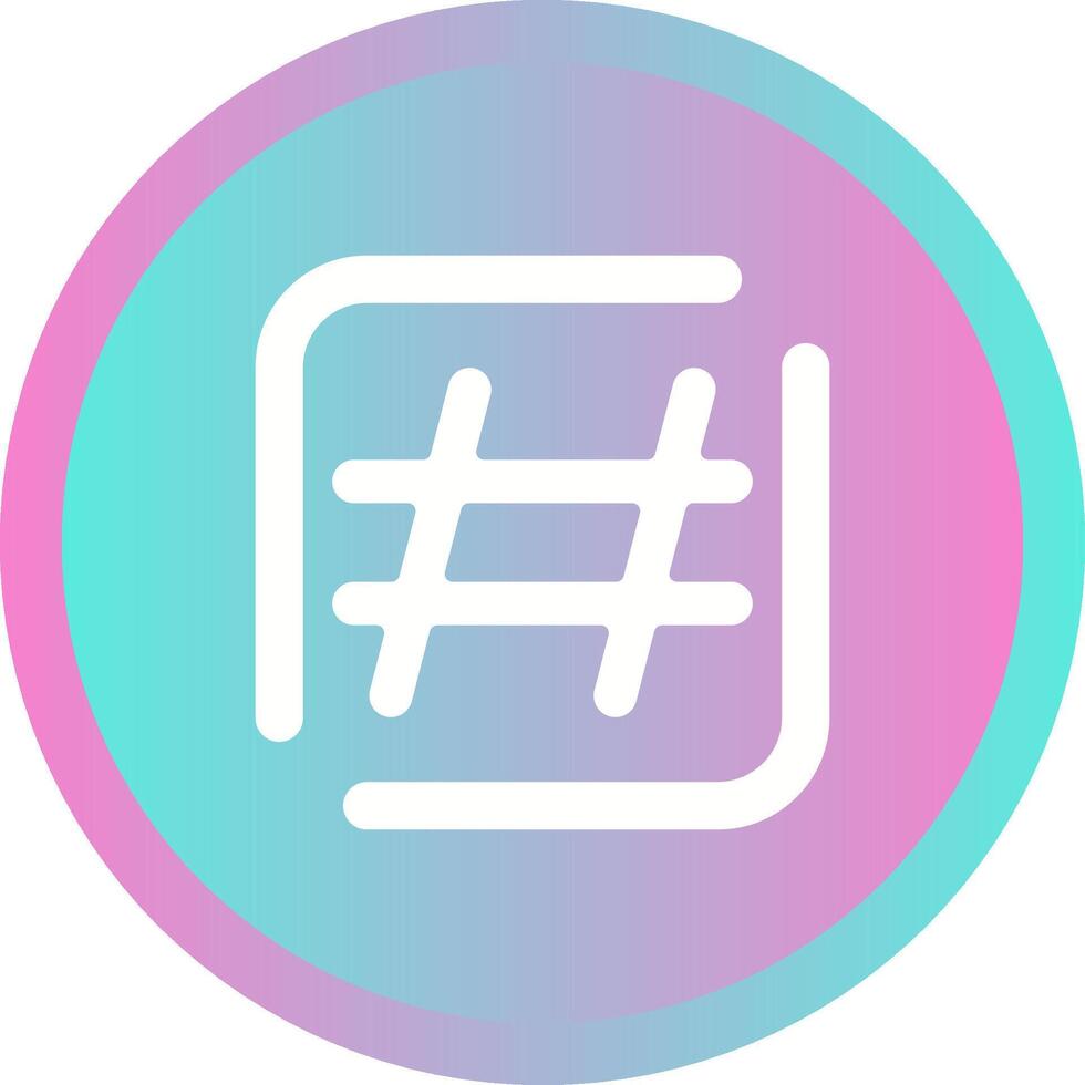 Hashtag Vector Icon