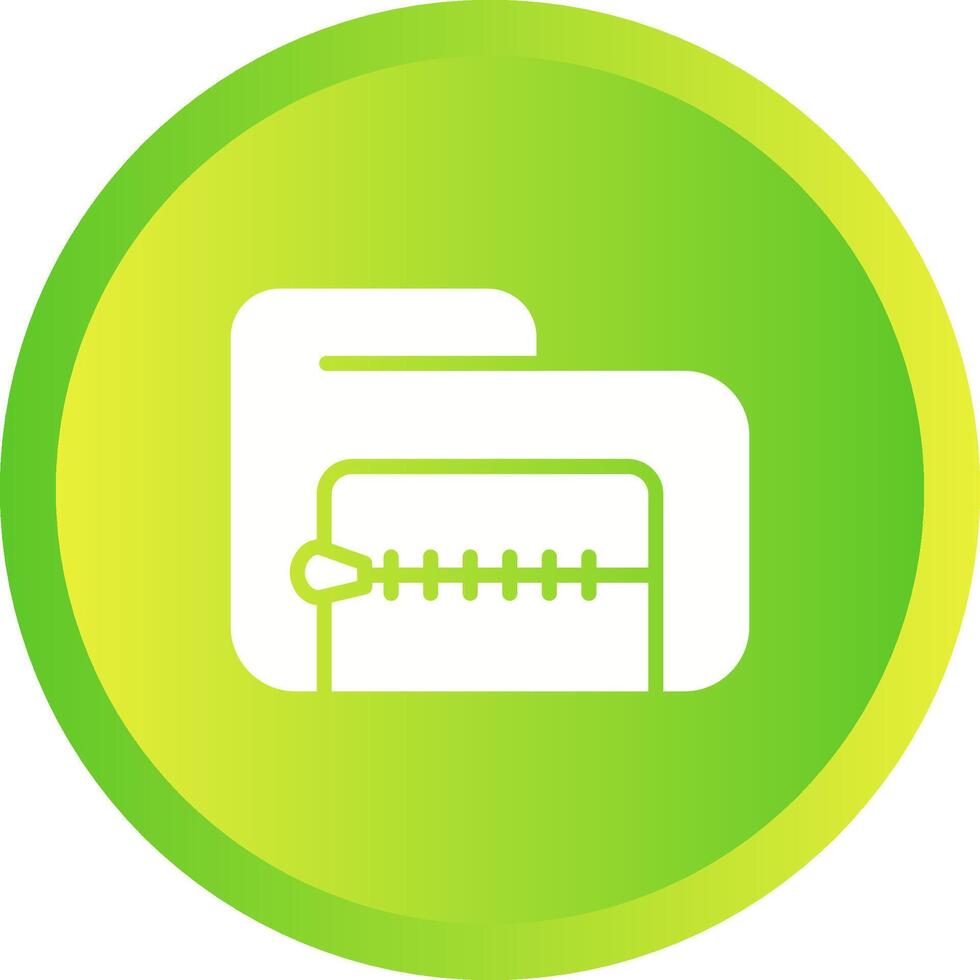 Zip File Vector Icon