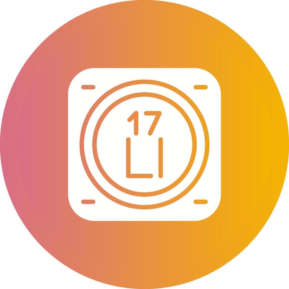 Chlorine Vector Icon