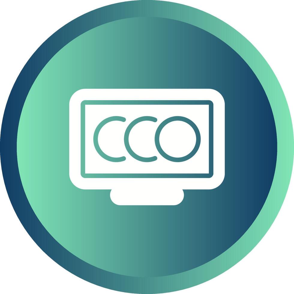 Desktop Computer Vector Icon
