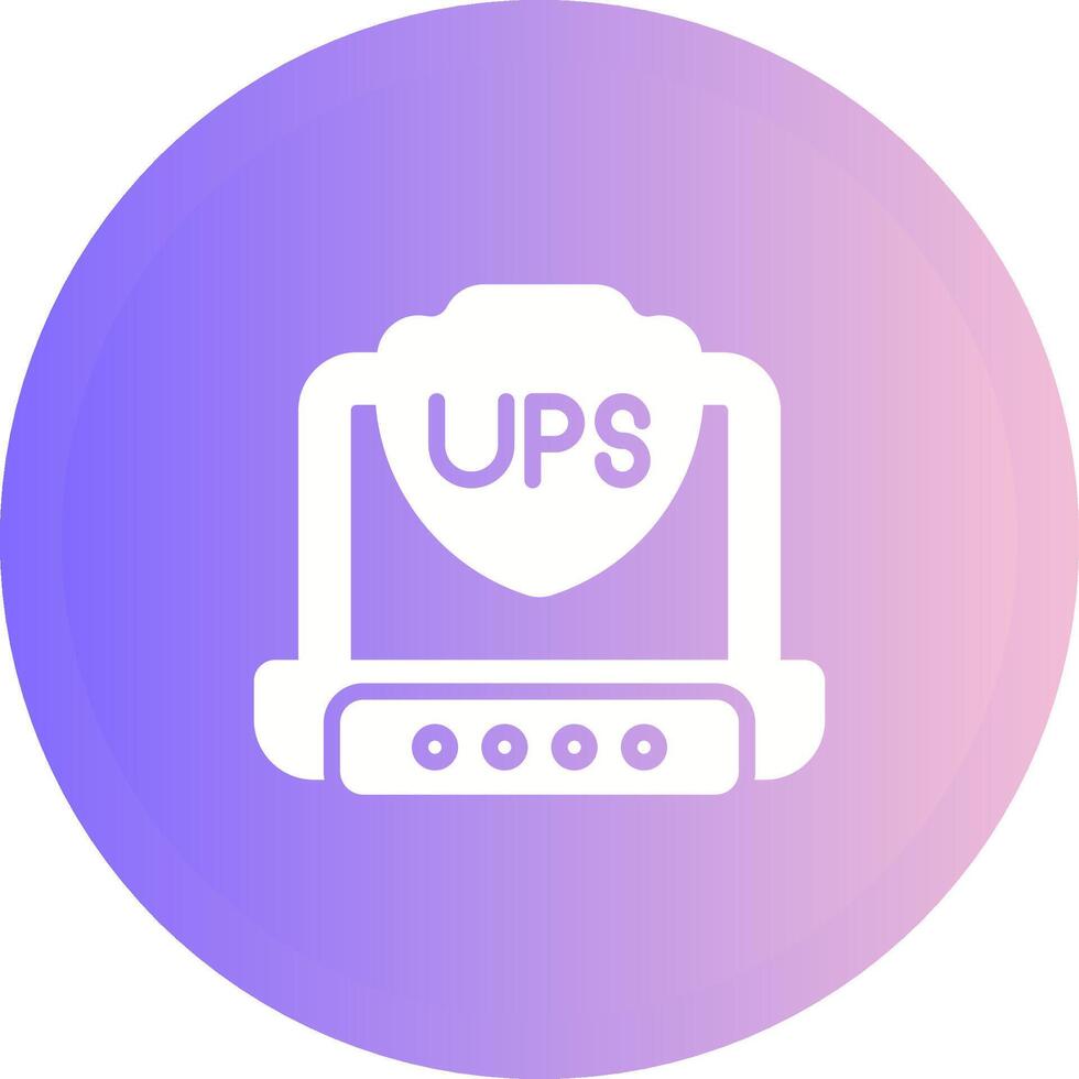 UPS vector icono