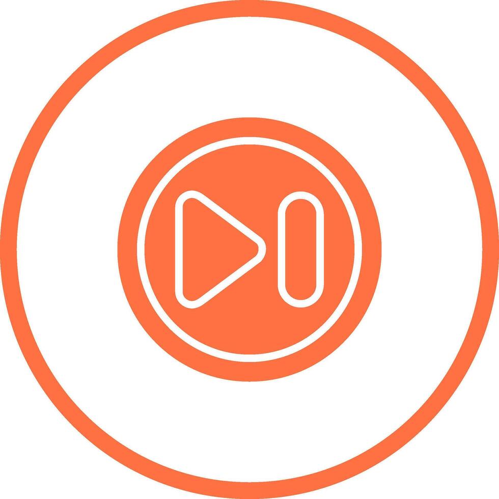Next Track Button Vector Icon