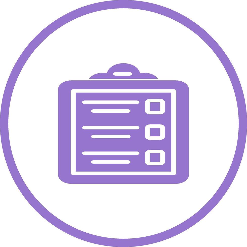 Clipboard Vector Icon