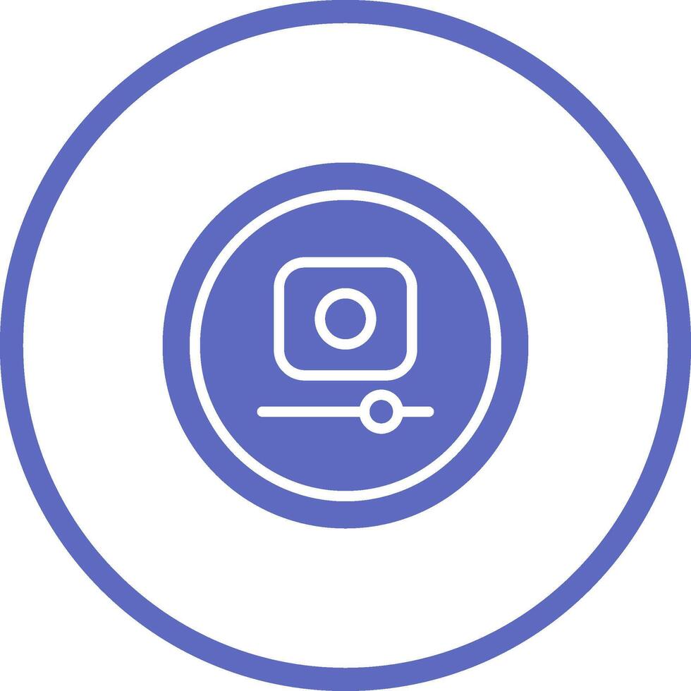 Video Record Button Vector Icon