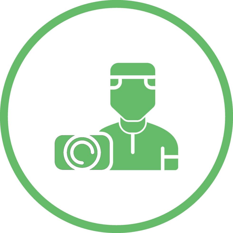 Camera man Vector Icon