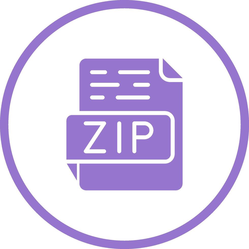 ZIP Vector Icon