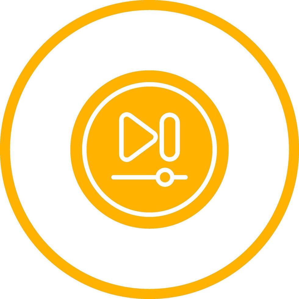 Video Next Track Button Vector Icon