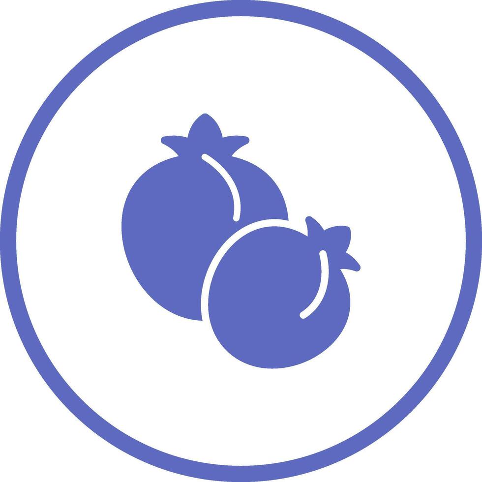 icono de vector de tomate