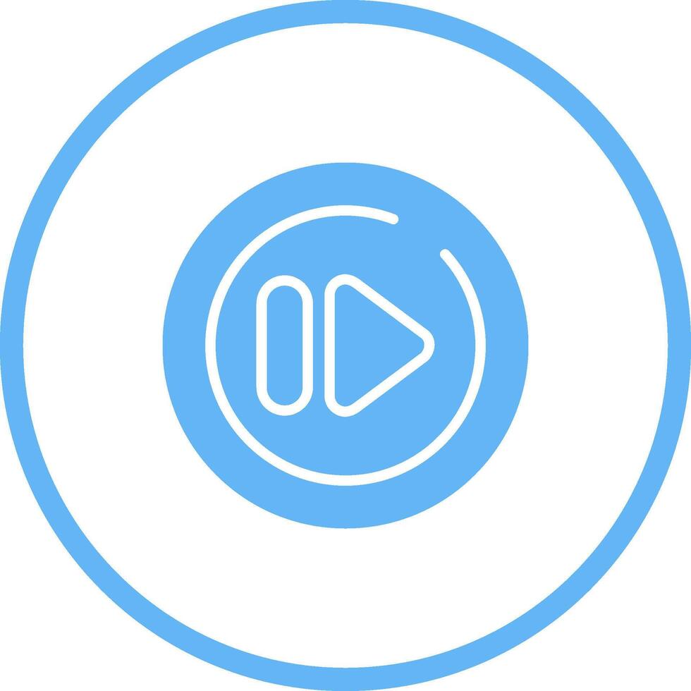 Next Track Circle Vector Icon
