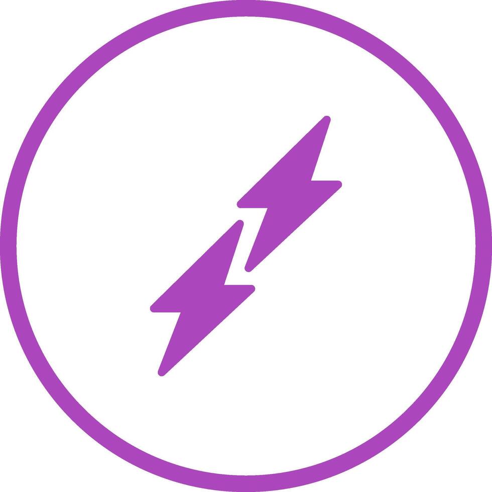 Lightning Vector Icon