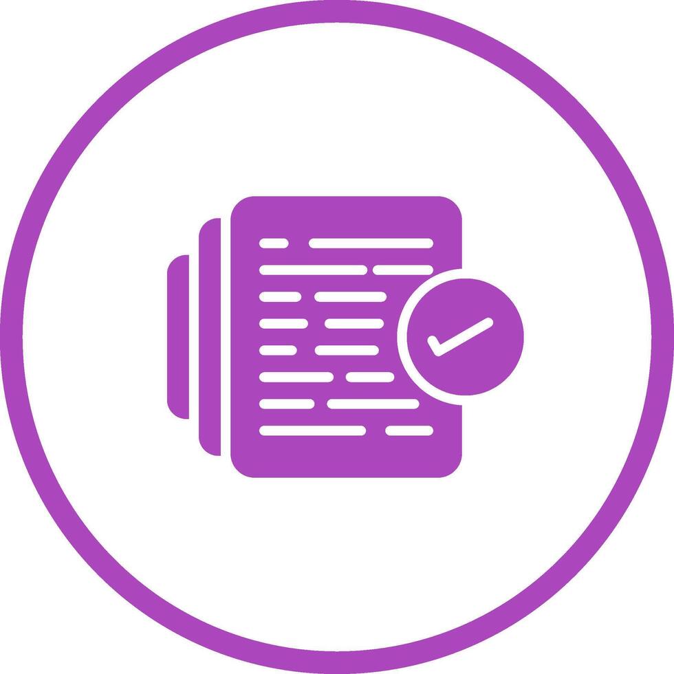 Document Versioning Vector Icon