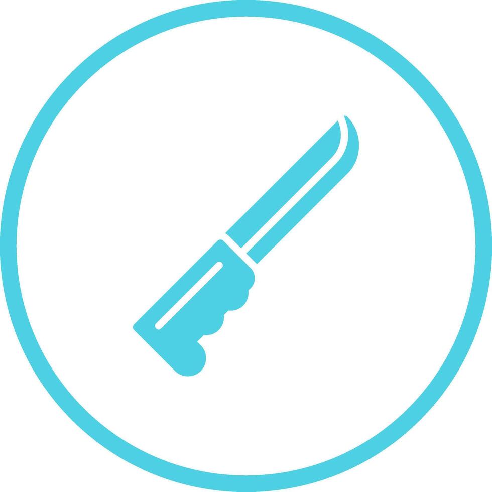 icono de vector de cuchillo